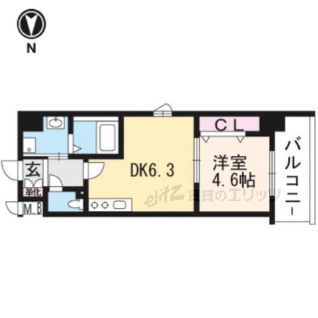 レシオ千里丘の物件間取画像